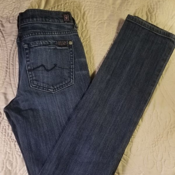 7 SEVEN FOR ALL MANKIND ROXANNE/SKINNY/WAIST 26" - Picture 3 of 6